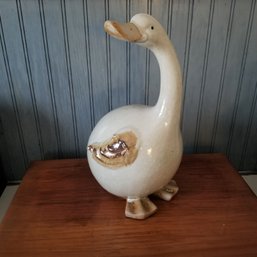 12' MCM Ceramic Goose