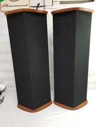 Pair Of Vintage DCM Time Window 3  Tower Speakers, Rare
