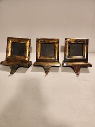 Solid Brass Photo Frame Stocking Holders