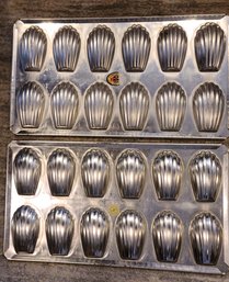 Vintage French Madeline Cookie Baking Pans