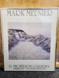 Poster Of Gallery Exhibit At R. Michaelson Galleries By Artist Mark Meunier