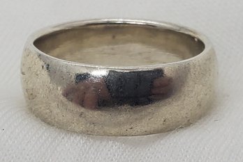Sterling Silver Size 6 Heavy Wedding Band ~ 5.54 Grams