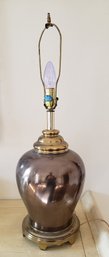 Very Very Solid And Heavy Brass Table Lamp