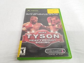 Xbox Mike Tyson Heavyweight Boxing Video Game