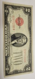 Series Of 1928 RED SEAL $2.00 Bill