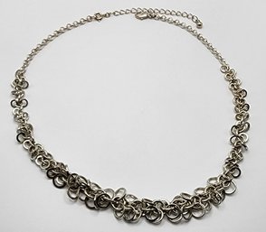 Vintage Avon Hoop Fringe Chain Necklace