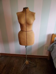 Vintage 1950s Dress Form With Original Buyer's Tag