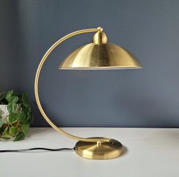 Vintage Italian Style Brass Desk Lamp