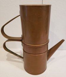 Vintage Two Piece Copper Coffee Pour