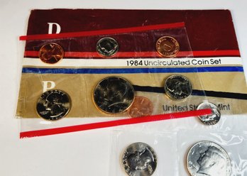 1984 Uncirculated P And D Mint Set