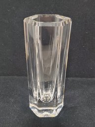 Beautiful Kosta Boda Signed Edenfalk Small Crystal Bud Vase #49268