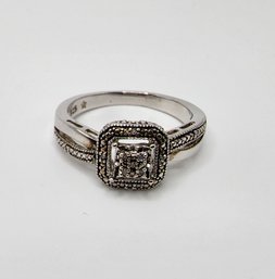 Pretty Diamond Accent Ring In Sterling Silver From Kay Jewelers