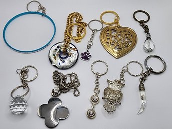 10 Assorted Handmade Key Chains.