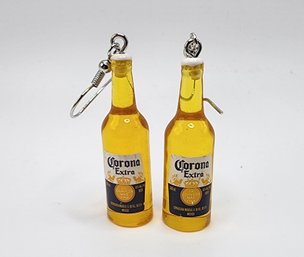 Novelty Corona Beer Bottle Earrings