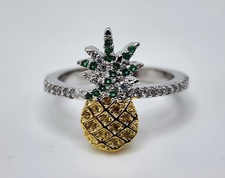 Nice Multi-color Novelty Pineapple Ring