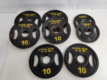 Gold's Gym 2' Hole Olympic Grip Weight Plates