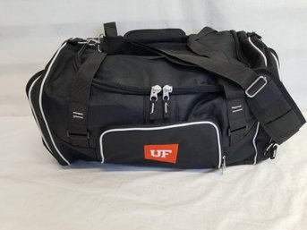 Large Black Duffle Bag Marked UF - University Of Florida