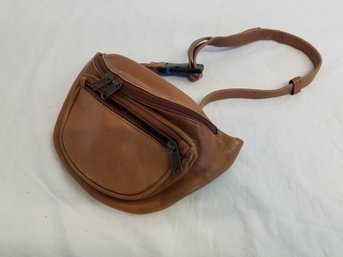 Vintage Brown Leather Fanny Pack