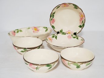 Franciscan Desert Rose Earthenware Dinnerware Bowl Assortment