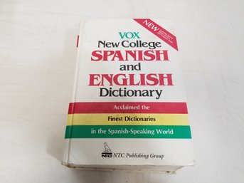 Vox New College Spanish And English Dictionary: English-Spanish/Spanish-English