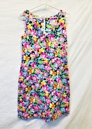 NEW Women's Island Casuals V-neck Floral Dress Size 6