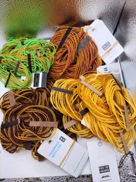 Large Grouping Of Handmade Indeginious Beaded Bracelets (many Colors)