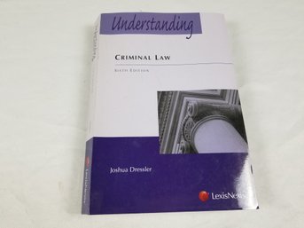 Understanding Criminal Law Book By Joshua Dressler