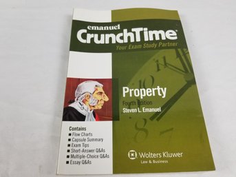 Crunchtime: Property Book By Steven L. Emanuel