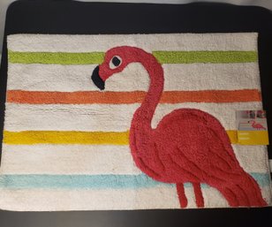 Brand New Flamingo Bathmat