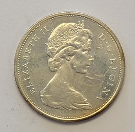 1965 Canadian Dollar SILVER Elizabeth D.G. Regina