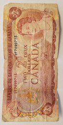 Canadian 2 Dollar Bill