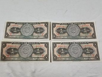 Mexico 1 Peso 1948  Banknote Money