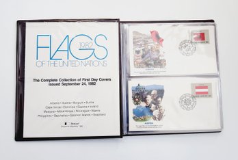 1982 Flags Of The United Nations - First Day Covers Book