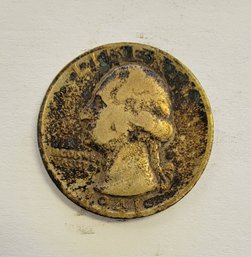 1941 S Washington Quarter Silver