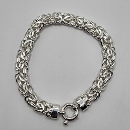 Byzantine Look Bracelet In Sterling Silver