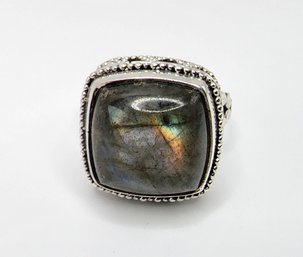 Bali, Labradorite Ring In Sterling