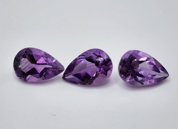 Amethyst, 3 Tear Drop