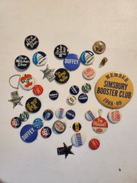 Miscellaneous Vintage Political Pins