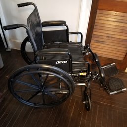 Drive Wheelchair - Silver Sport II - With Attachable Foot Rests - VG Condition