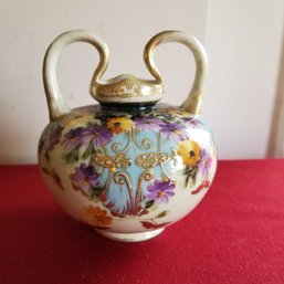 5' Vintage Hand Painted Nippon Vase