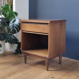 60s Walnut Lenoir House Nighstand