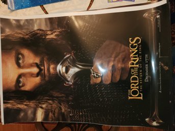 Lotr Aragorn Mortensen Movie Poster