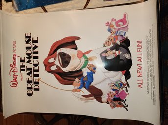 Great Mouse Detective Original Theater Movie Poster