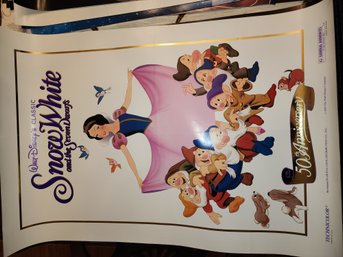 Snow White 50th Anniversary  Original Theater Poster