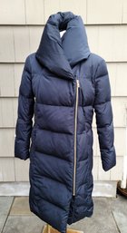 Great Navy Blue Color And Super Warm Cole Haan Insulated Down Waterproof Winter Coat Size Large