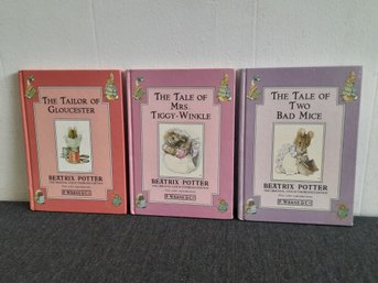 Beatrix Potter Children's Book Lot Of Three