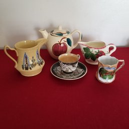 Lot Of Mixed Vintage Items. Germany, Dragonware, Blue Ridge, Purinton