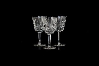 WATERFORD IRELAND BORDEAUX WINE GLASSES