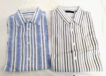 NEW Men's AXIST And Bugatchi Uomo Long Sleeve, Button Down Shirts Size XL