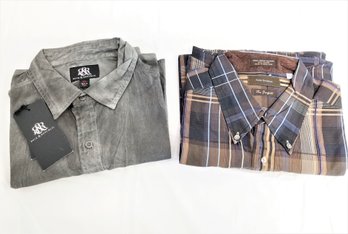 NEW Men's Rock Republic And Frontier The Fairfield Button Down Shirts Sizes Large And XL